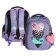 Frame backpack 36 x 28 x 20 cm, Grizzly, + keychain, lilac