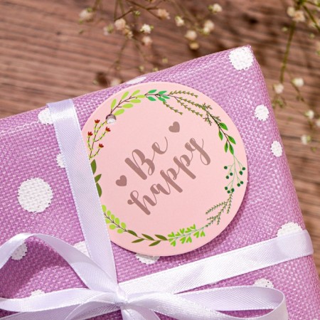 Packaging burlap with the application of "joy" with postcards, 0.5 x 4 m-4
