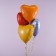 Foil ball 18 "Mustard satin", heart