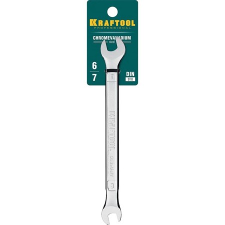 KRAFTOOL wrench KRAFTOOL 27033-06-07, CR-V, chrome, 6 x 7 mm-2