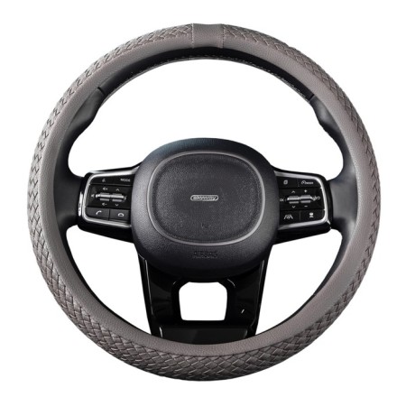 SkyWay Real-7 braid, sizes m, genuine leather, gray, s01108012-9