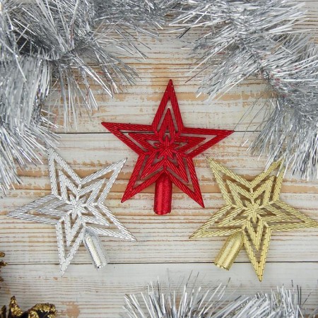 Top "Zvezda" (set 3 pcs) texture, 9x9 cm, mix