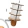 Thauon chandelier 5he14 40w is white 56x56x16 cm
