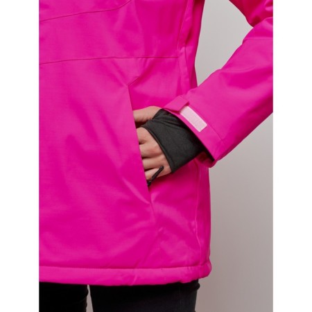 Ski jacket female, size 48, pink color-3