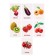 Developing cards "Vegetables, fruits and berries"