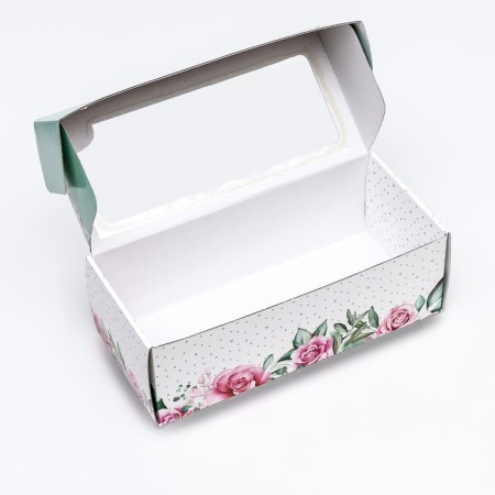 Self -charged box, with a window, "Let your eyes shine with happiness" 16 x 35 x 12 cm-3