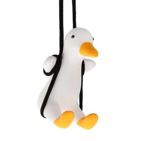 Suspension on a mirror, duck, height 6 cm, lace 50 cm-2