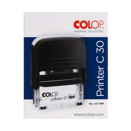 Equipment for the stamp automatic Colop Printer Sompact 30, 18 x 47 mm, black case-2