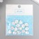 Beads for creativity plastic "Pearl of irregular shape" set of 15 pcs 1x1.3x0.6 cm