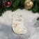 Nosok for gifts "Snowman, Potal" 11x16 cm, gold
