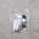 Holder for toilet paper with a shelf 6.5 × 16 × 11.5 cm, aluminum