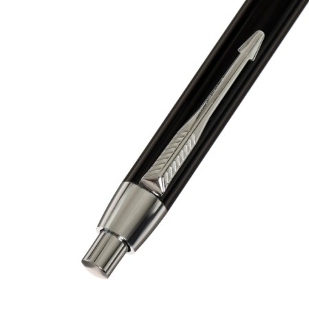 Gift handles, 2 pieces, in the leatherette case (feathers and ball), PB IM, black/silver-3