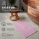 Terry rug "Ethel" Organic LaVender 50x70 cm, 100% HL, 550G/m2