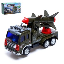 Army machine, works from batteries, light and sound, mix