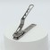 Kusachki - Pedicier, 9.5 cm, with mobile blades, silver color