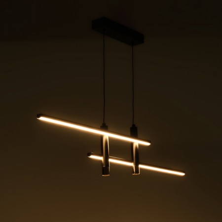 Lamp with DDD "Montana" LED 30W 3000-6000K black and gold 91x7x21 cm-9