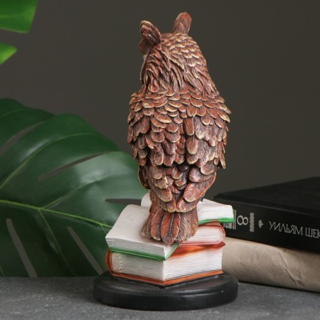 Фигура "Сова на книгах" 26х13см-2