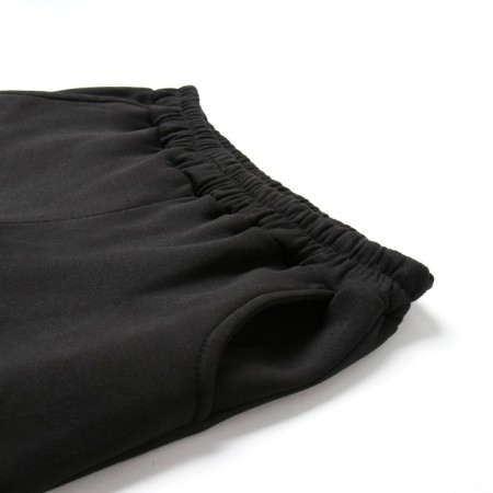 Women's costume with the basis (sweatshirt, trousers), black color, size 60-3