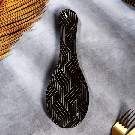 Speech under the spoon expensive attention "Geometry", 21 x 7.5 x 2 cm-1