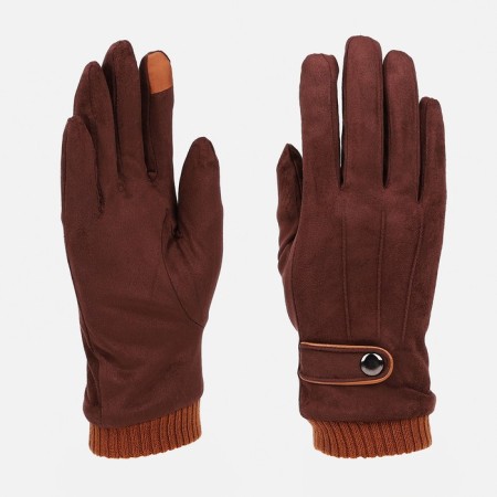Gloves are male, dimensionless, with insulation, brown color