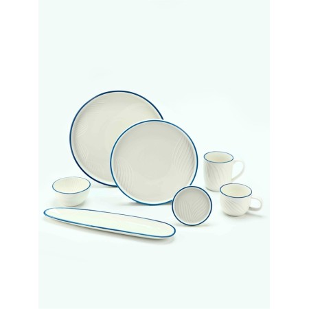 Tea couple Dolce Ceramo. Ocean, 2 subjects: mug 200 ml, saucer d = 10 cm-7