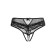Erotic Erolata Joan panties with pearl thread, size 42-44, black color