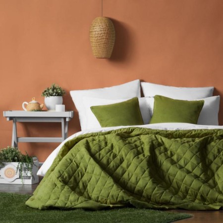 Cover with pillowcases "Kim", size 160x220 cm, grass of grass-1