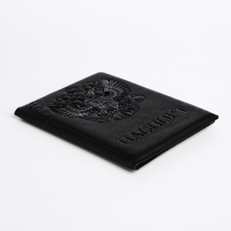 Cover for passport, black color-2