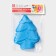 Baking uniform "Christmas tree", silicone, 13.5 × 10.5 cm, blue color
