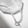 The necklace "Pearl beads" ball No. 6, color white, l = 40 cm