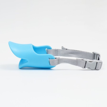 Silicone fixing muzzle, size S (OM 12 cm, Osh 17-30 cm), blue-4