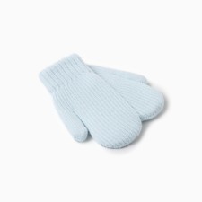 Baby mittens minku, Blue color, 19 cm