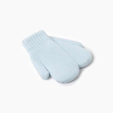 Baby mittens minku, Blue color, 19 cm