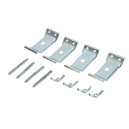 Furniture stool screed, set 4 pcs, hairpin and hut barashka