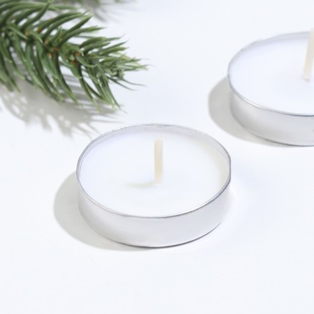 Set of candles of tea aromatic, 6 pcs, vanilla, New Year-2