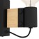 Sconces Bailrigg, 1x40W, E27, H135, steel, wood, black, brown