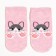 Women's socks "cat", pink color, size 36-40