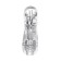 Masturbator Unrealistic Lingam byfa Indira, TPE, Transparent, 14 cm