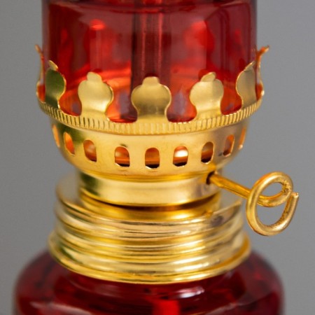 Kerosin lamp red 8x6x20 cm Risalux-5