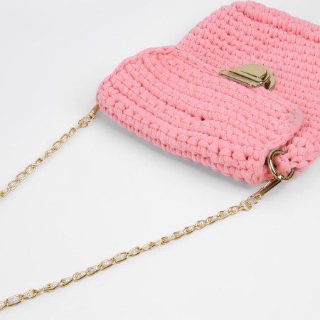 A chain with pearls for a bag, with carbines, 7 × 13 mm, d = 4 mm, 60 cm, gold color-2