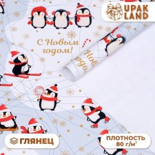 Glossy packaging paper 