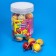Chewing marmalade "Frutiska" with a liquid center, strawberries, banana, 10 g
