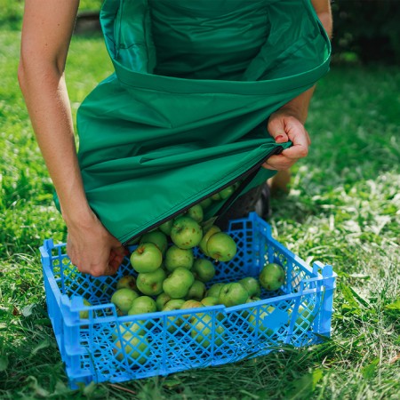 Apron for harvesting, one pocket, green, Greengo-6