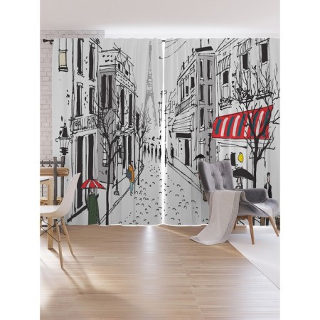 Photostes "Rainy Paris", Oxford, size 170x265 cm, 2 pcs