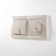 Frame for 2 posts WL03-FRAME-02, ivory color