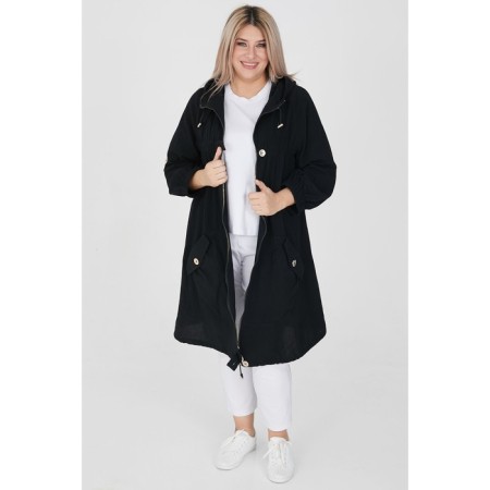 Cardigan female, size 60, black color