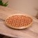 Vase wicker, from bamboo 30x30x6 cm