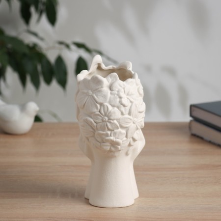 VAZA Ceramics Table "Sweet Dreams" 19x8 cm, white-2