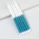 Candles for the cake "On your birthday", blue, 6 pcs.