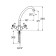 Santek ROX kitchen mixer, chrome